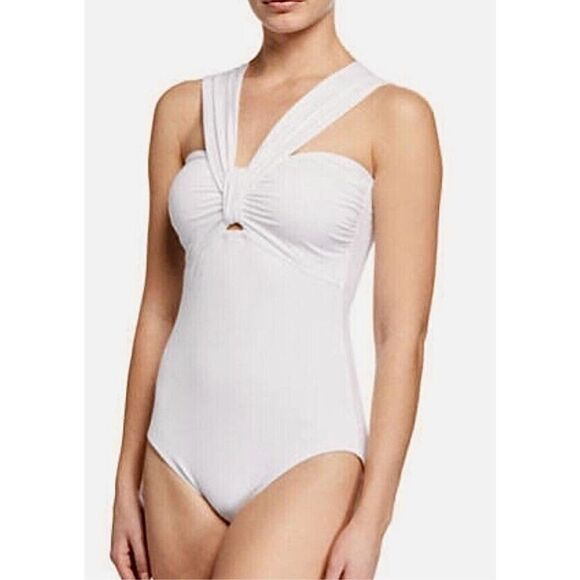 New. Tommy Bahama white swimsuit. Small. Retails $149 - Picture 4 of 13